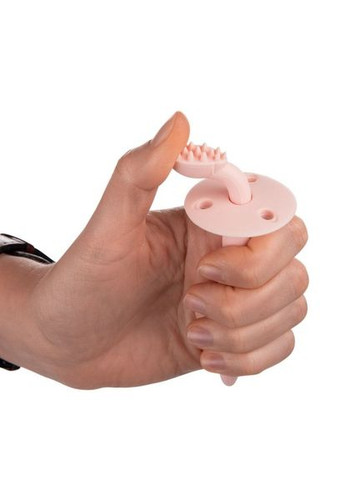 Силиконовая щетка для зубов с ограничителем розовая 51/500_pin CANPOL Canpol Babies (302371266)