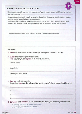 Робочий зошит Bloggers 3 Workbook (A2-B1) Видавництво "Методика" (351587095)