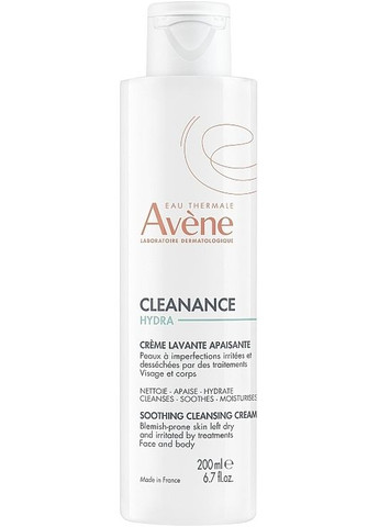 Очищувальний крем для обличчя Cleanance Hydra Soothing Cleansing Cream 200ml (679281-43487759) Avene (368651620)