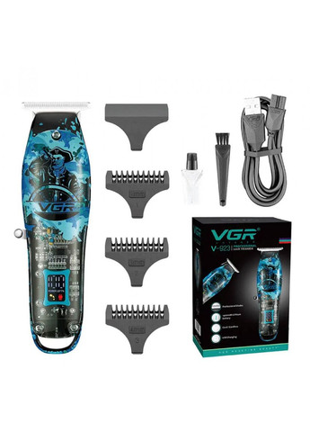 Тример акумуляторний для волосся та бороди з Т-подібним лезом 0,1 мм та змінними насадками ProDobro (364191732)