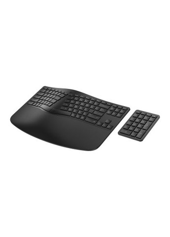 Клавиатура (7E755AA) HP 960 BLK Ergonomic split-zone UA Black (364660730)
