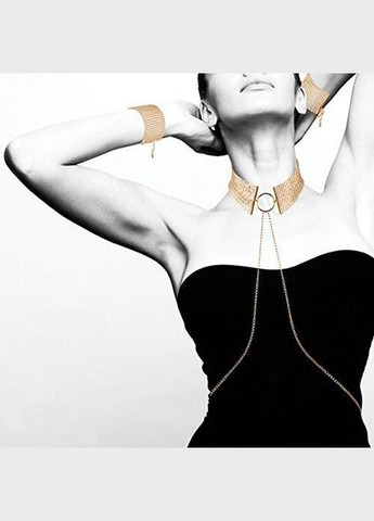 Золотой демисезонный браслеты-наручники indiscrets золотые, os Bijoux