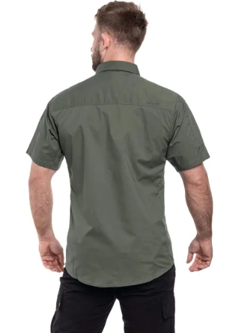 Темно-зеленая рубашка plato tactical shirt short ranger green Pentagon