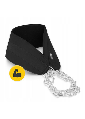 Пояс атлетический для отягощения Dip Belt 100 см Black (P-5905973402262) 4FIZJO (316656138)