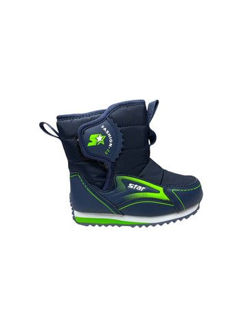 Дитячі чоботи дутики на хлопчика сині (р. 23-28) 27 No Brand (366219997)