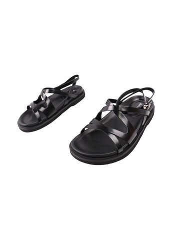 Черные босоножки женские черные натуральная кожа Berisstini