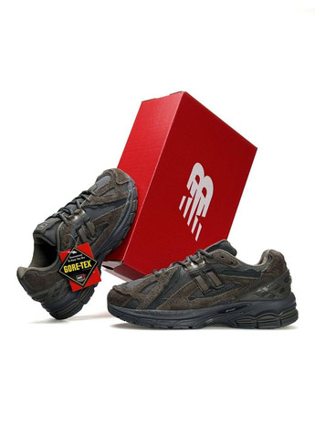 Коричневі Осінні кросівки чоловічі new balance No Brand 1906D GTX Brown Grey