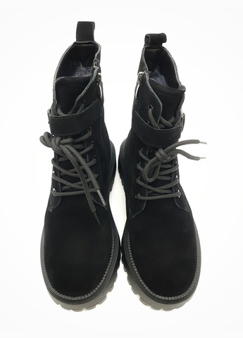 Осенние женские ботинки зимние черные замшевые ii-11-13 23 см(р) It is