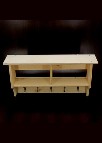 Вішалка для одягу з дерева Річмонд 2 ваніль (ВДО-201702) No Brand (327847329)