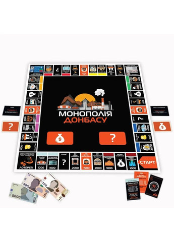 Настольная игра Монополия Донбасса PLR-0046 от 2 до 5 игроков PLAYROOM (367185378)
