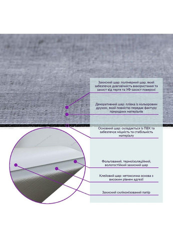 Самоклеюча вінілова плитка 600х300х1,5мм, ціна за 1 шт. (СВП-110) Глянець SW-00000499 Sticker Wall (300372540)