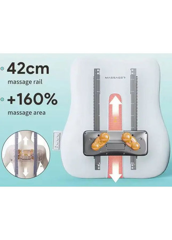 Массажная роликовая подушка R16 массажер для спины для шеи и тела на кресло. BenBo (361220283)