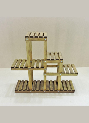 Подставка для цветов из дерева Этьен капучино (ЦВТ-005209) No Brand (328226500)