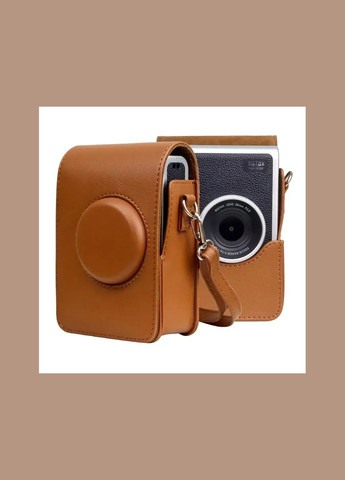 Подарунковий набір камера Instax Mini EVO, Фотопапір 100 шт, Чохол, Фотоальбом 108 фото Коричневий Fujifilm (329191847)