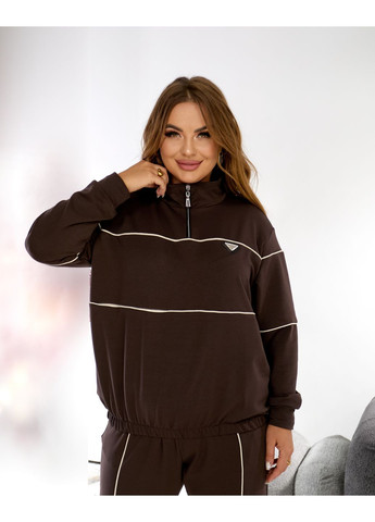 Жіночий демісезоний трикотажний спортивний костюм кофта худі штани No Brand (361001191)