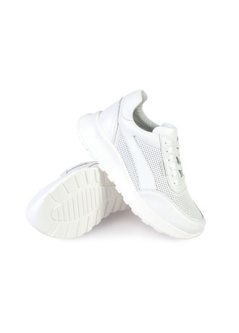 Белые демисезонные кроссовки женские бренда 8200517_(1) ModaMilano