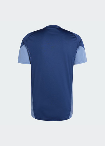 Синий демисезонный спортивный лонгслив adidas с логотипом