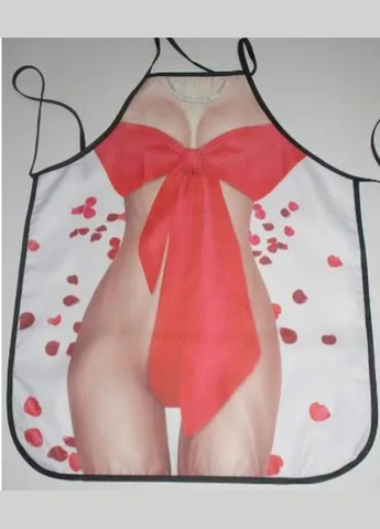 Фартух з приколом з бантом 75 на 60 см різнобарвний Jannet Фартух (318683833)