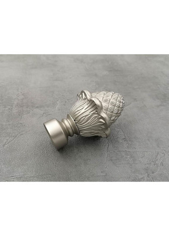 Карниз Шишка гладкая штанга одинарный ретро 25 мм 200 см Сатин Quadrum (352778339)