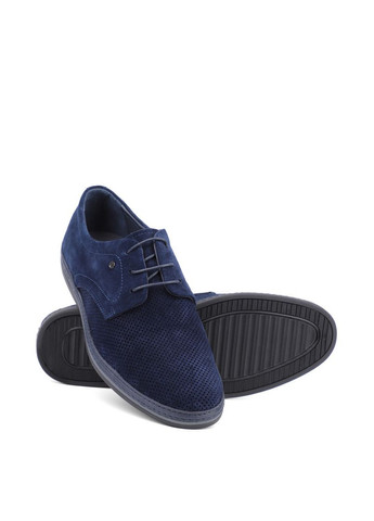 Синие мужские туфли 651-143-339 синий замша Miguel Miratez