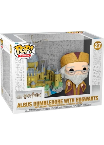 Фігурка Pop! Town Wizarding World Harry Potter: Дамблдор із Гоґвордсом 9.6см (57369) [132462] Funko (400883992)