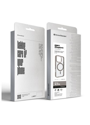 Чохол до мобільного телефона (ARM78710) ArmorStandart Unit MagSafe Apple iPhone 16 Pro Titanium Grey (357491965)