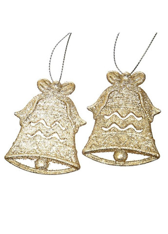 Набір прикрас Золоті дзвіночки 6 шт. (008NR/gold) ELISEY (328924280)