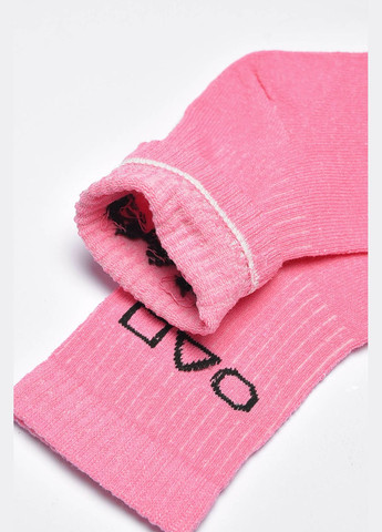 Розовые носки женские демисезонные розового цвета Let's Shop однотонные (323961724)