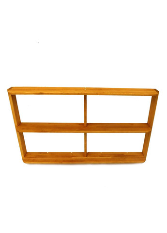 Настінна полиця з дерева Фауст сієна (КПГ-000805) No Brand (328079042)