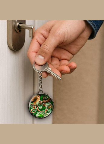 Набір підвіска (кулон) та брелок Boston Celtics No Brand (332633898)