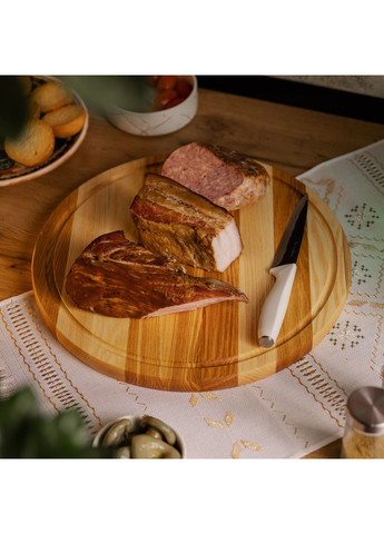Деревянная доска круглая 20 см для подачи ясень Jooki (358706710)