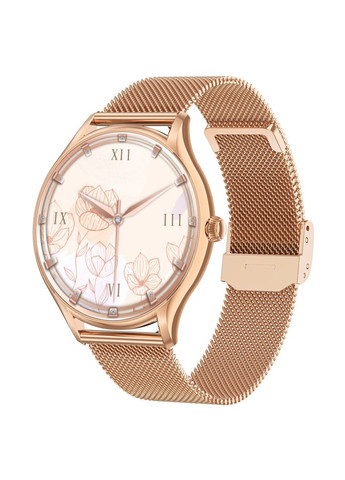 Умные Смарт Часы Женские Золотые Наручные Smart Milano Gold Steel, 2 Ремешка Seli UWatch (392704589)