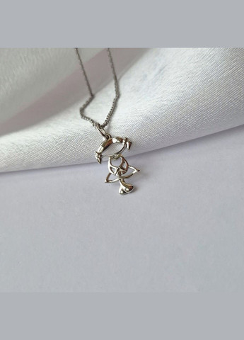 Серебряная подвеска кулон Девочка серебро 925 пробы Родированное п2/1063 0.80г No Brand (306742916)