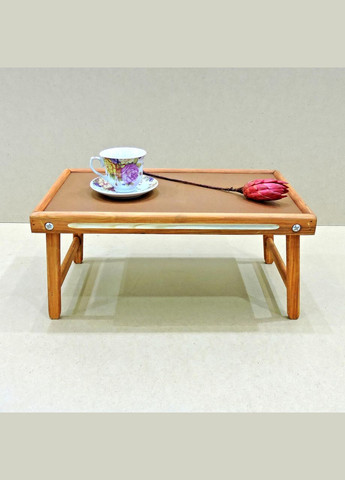 Столик-піднос для сніданку з дерева Даллас амаретто (СТП-000336) No Brand (327846354)