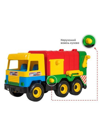 Машина Tigres Middle truck сміттєвоз (асорт.) (39224) Тигрес (365548019)