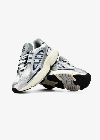 Серо-синие демисезонные кроссовки аdidas ozmillen white silver black if4015 No Brand