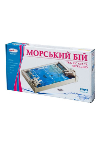 Детская настольная игра "Морской бой" 1234 года от 3-х лет Colorplast (360873172)