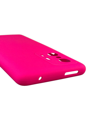 Чохол для 11T Pro силіконовий з мікрофіброю нековзний на сяомі 11т про малиновий Xiaomi (366390664)