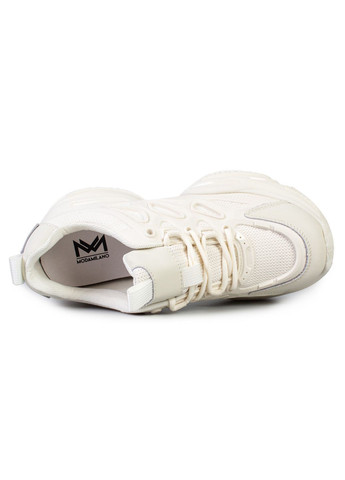 Бежевые демисезонные кроссовки женские бренда 8200585_(1) ModaMilano