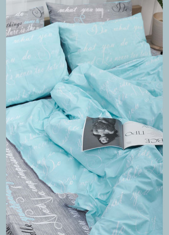 Комплект постельного белья евро 200х220 наволочки 2х40х60 Бязь Gold Люкс (MS-820000705) Moon&Star Autograph Mind (285717298)