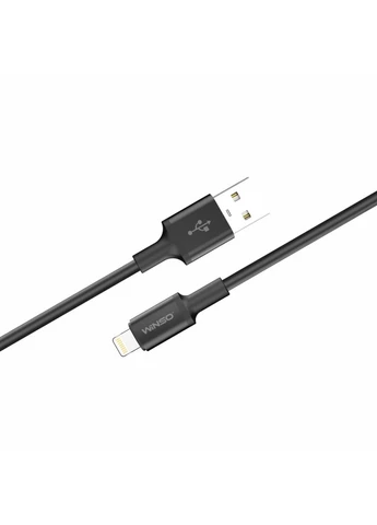Кабель Pro USB to Lightning TPE 1,2м черный Winso (397341705)