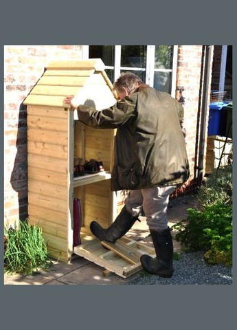 Етажерка для робочого взуття з дерева Танан бланже (РОБ-002001) No Brand (328960232)