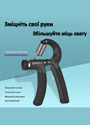 Кистовий еспандер-ножиці пружинний з регульованим навантаженням 5 - 60 кг No Brand (314933728)