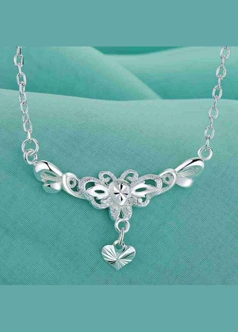 Посріблена красива підвіска на ланцюгу Сальма Fashion Jewelry (338431468)