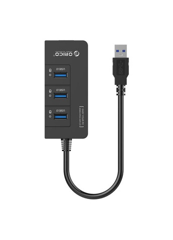 USB-хаб USB 3.0 3 порти + RJ45 (HR01-U3-V1-BK-BP) Orico (315503752)