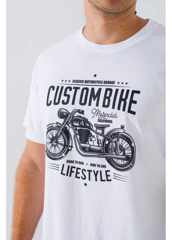 Футболка с принтом мужская P-MB02315 Белый shop (2000990675545) shop (2000990675545) LAWA - (329201616)