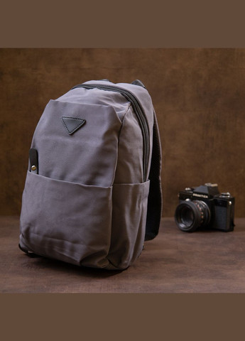 Сумка слинг мужская через плечо нейлоновая серая 20630 Vintage (362418536)