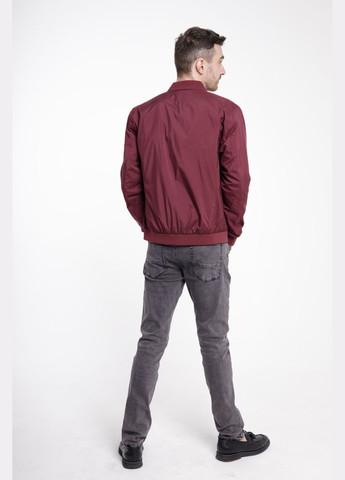 Бордовая демисезонная мужская куртка city class (бордо, ), 38905 No Brand