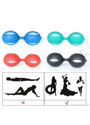 Вагінальні кульки кегеля для тренування м'язів Кегеля Eco Classic 1 шт Рожевий Lovetoy (303885598)