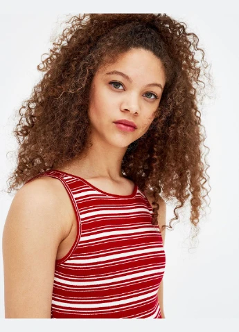 Боді,червоний-білий в смужку, Pull & Bear (337473874)